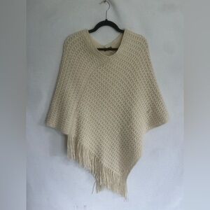 Do everything in love sweater poncho